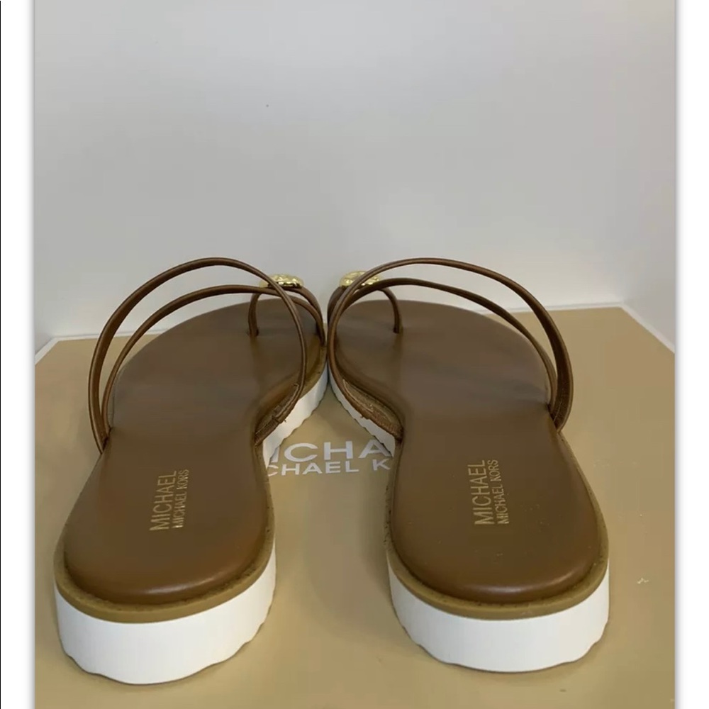 Brand New Michael Kors Letty Toe Ring Sandals - Picture 4 of 11